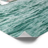 Segelboote vor Alameda Beach Alameda, CA Poster (Ecke)