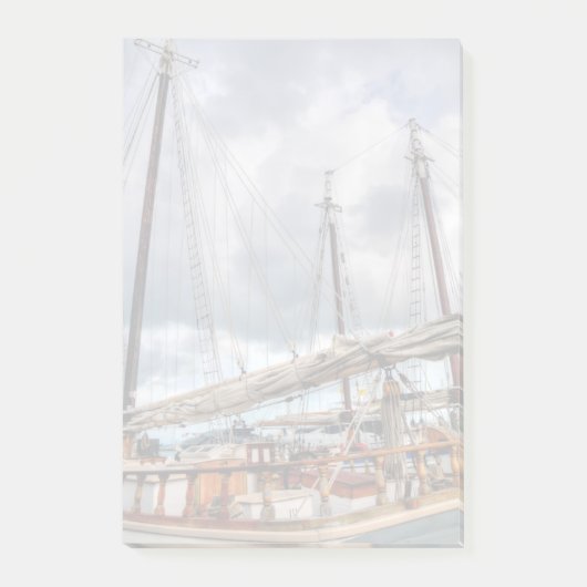 Segelboote werden im Key West-Hafen angekoppelt Post-it Klebezettel (Vorderseite)