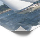 Segelbootklasseln drucken poster (Ecke)