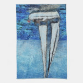 Segelbootmalerei Handtuch (Vertikal)