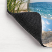 Segelbootreflexion in Glaskugel Mousepad (Ecke)