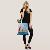 Segelbootrennen auf hoher See Tasche (Am Model)