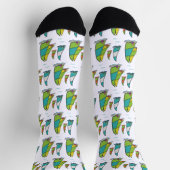 Segelbootrennen Socken (Oben)