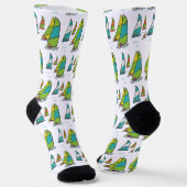 Segelbootrennen Socken (Gewinkelt)