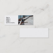 Segelbootsseil Mini Visitenkarte (Vorne/Hinten)