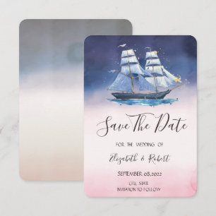 Segelbootstars Nautic Save the Date