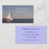 Segelcharter Visitenkarte (Vorne/Hinten)