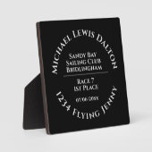 Segelclub Trophy Fotoplatte (Vorderseite)