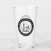 Segelclub Yachting Race Award Glass Glas (Rückseite)