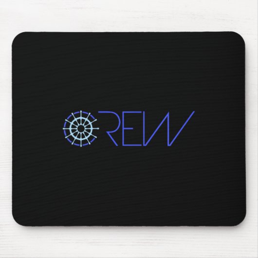 Segelcrew Segelteam Schiff Lenkrad Text Mousepad (Vorne)