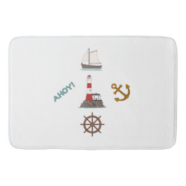 Segeldesign-Farbe Badematte