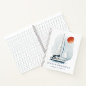 Segelen in die Zukunft Personalisierter neuer Idee Notizblock (Innenseite)