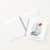 Segelen in die Zukunft Personalisierter neuer Idee Notizblock (Innenseite)