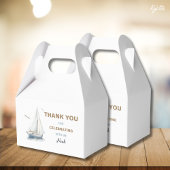Segelfahrt über Sailboat Geburtstag Gable Box Gefä Geschenkschachtel