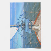 Segelfamilie San Francisco 0869 Geschirrtuch (Vertikal)