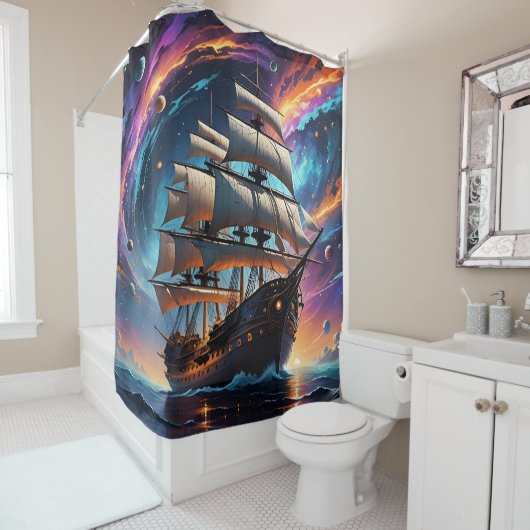 Segelfantasy Duschvorhang (Beispiel)