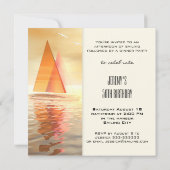 Segelfeier Einladungskarte Einladung (Rückseite)