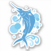 Segelfisch Aufkleber (Vorderseite)