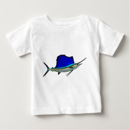 Segelfisch-Baby-Geldstrafe-Jersey-T - Shirt