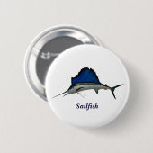 Segelfisch Button (Vorne & Hinten)