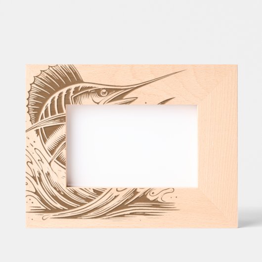 Segelfisch Geätzte Rahmen (Vorderseite)