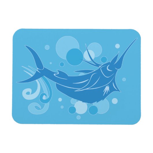 Segelfisch Magnet (Horizontal)
