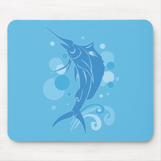 Segelfisch Mousepad (Vorne)