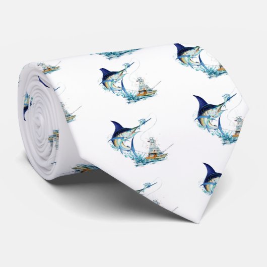 Segelfisch nimmt den Köder Krawatte (Gerollt)