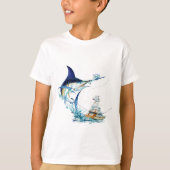 Segelfisch nimmt den Köder T-Shirt (Vorderseite)