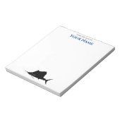 Segelfisch - Personalisierter Notepad Notizblock (Rotiert)
