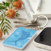 Segelfisch Schlüsselanhänger (Vorderseite rechts)