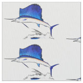 Segelfisch Stoff (Nahaufnahme)