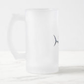 Segelfischbier-Tasse Mattglas Bierglas (Links)