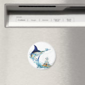 Segelfische nehmen den Köder Magnet (In Situ (Geschirrspüler))