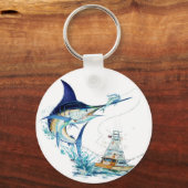 Segelfische nehmen den Köder Schlüsselanhänger (Vorderseite)