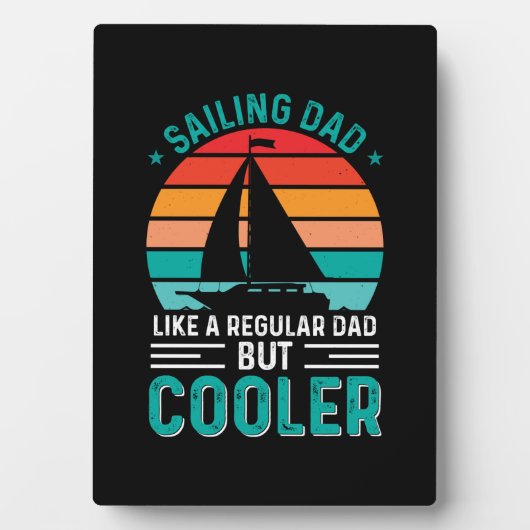 Segelfischer Vater Fotoplatte (Vorderseite)