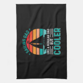 Segelfischer Vater Geschirrtuch (Vertikal)