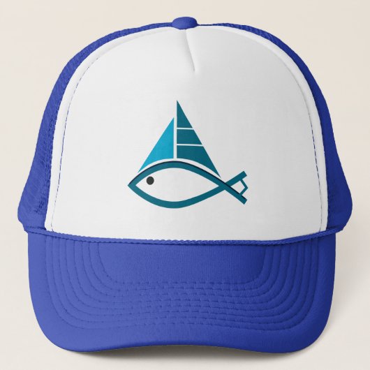Segelfischkappe Truckerkappe (Vorderseite)