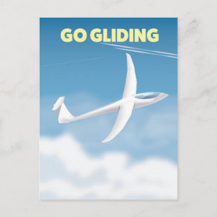 Segelfliegen Postkarte
