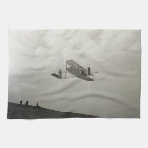 Segelflugtest Flug Luftfahrt Wright Brothers Geschirrtuch