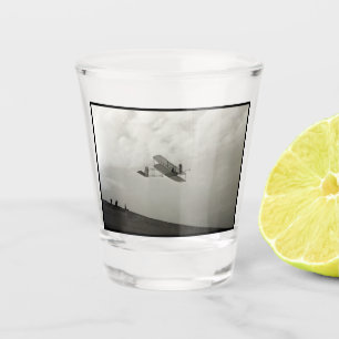 Segelflugtest Flug Luftfahrt Wright Brothers Schnapsglas