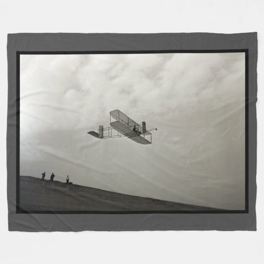 Segelflugtest Flugluftfahrt Wright-Brüder Fleecedecke (Vorderseite (Horizontal))
