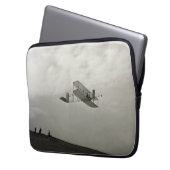 Segelflugtest Flugluftfahrt Wright-Brüder Laptopschutzhülle (Vorderseite Links)