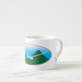 Segelflugzeug Espressotasse (Vorderseite Rechts)