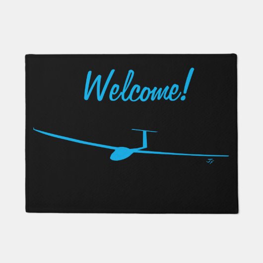 Segelflugzeug Fußmatte (Vorderseite)