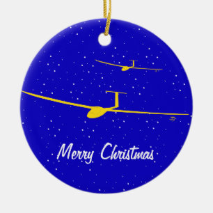 Segelflugzeug Keramikornament