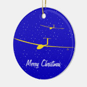 Segelflugzeug Keramikornament (Links)