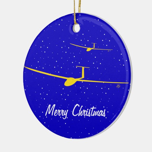 Segelflugzeug Keramikornament (Links)