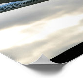 Segelflugzeug-Landung Poster (Ecke)