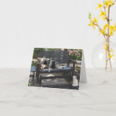 Segelflugzeug-leere Karten (Gelbe Blume)